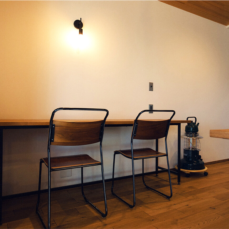 ご主人お気に入りのスペースは、一人飲みにも最適